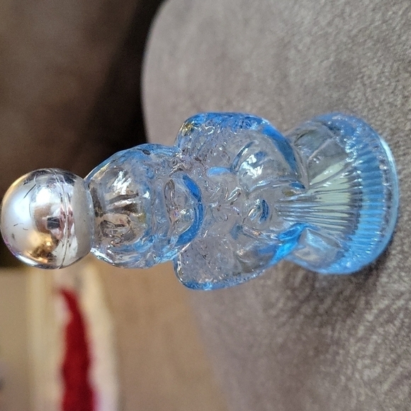 3/$30 Vtg AVON 1980s Glass Perfume Bottles Angel Gingerbread House - Picture 2 of 8